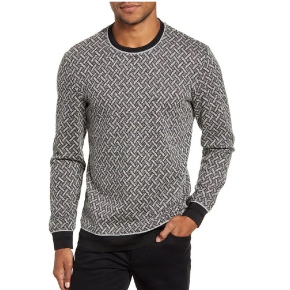 Vince Camuto Slim Fit Performance Crewneck Sweater